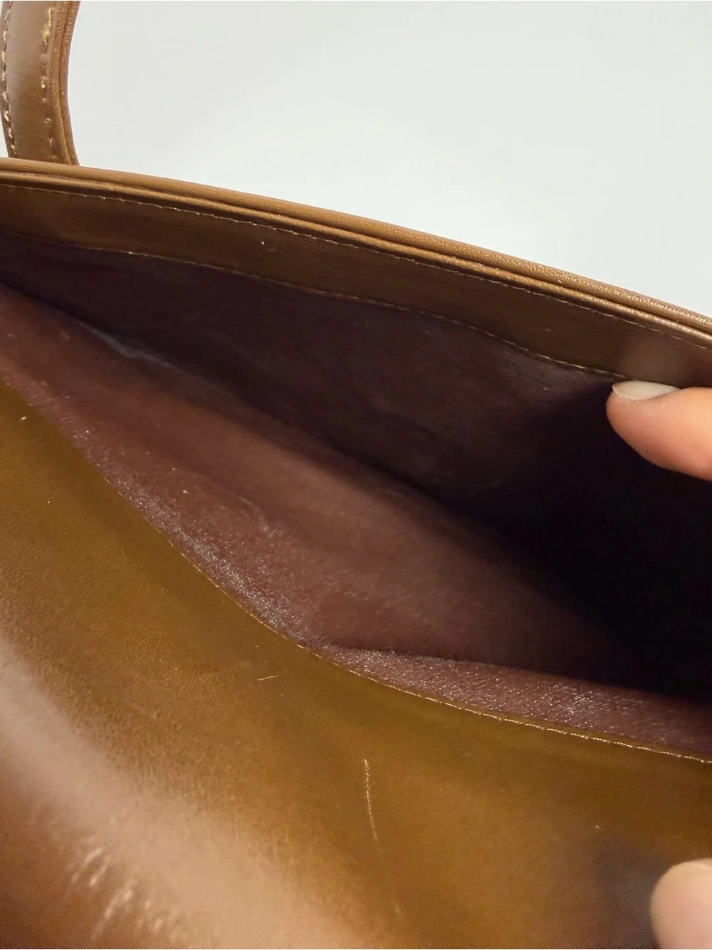 Givenchy Vintage Brown Leather HandBag Satchel
